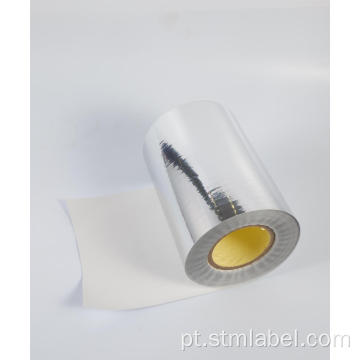 BOPP METALLED (TC) UV Removável adesivo White Glassine